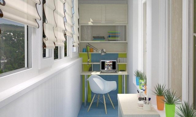 Балконы в хрущевке: отделка, интересные идеи - фото3