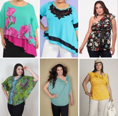Блузки для полных женщин, которые их стройнят - фото3