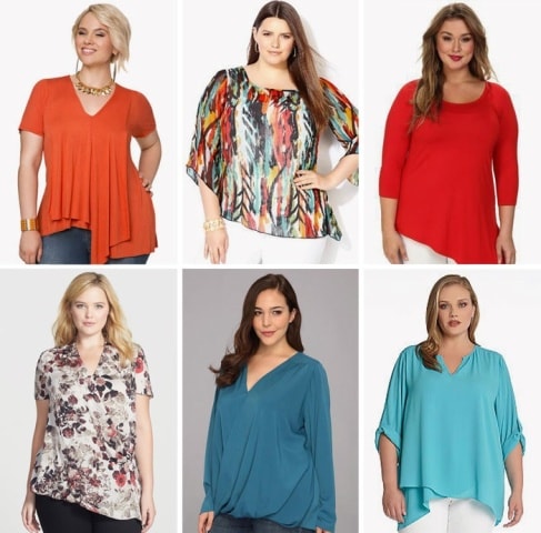 Блузки для полных женщин, которые их стройнят - фото7