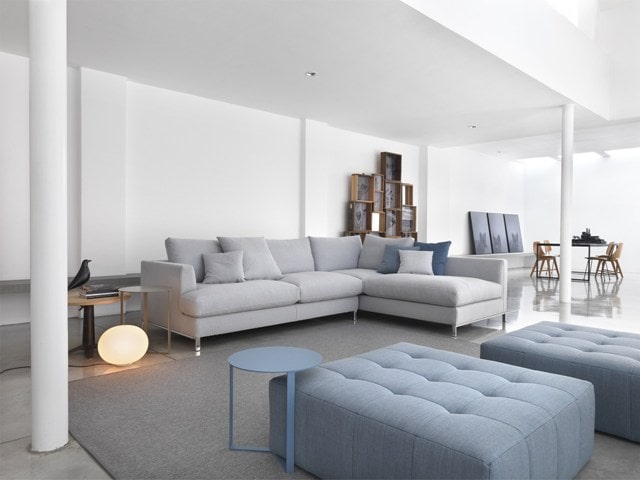 Угловой диван в стиле лофт - идеи дизайна - фото3