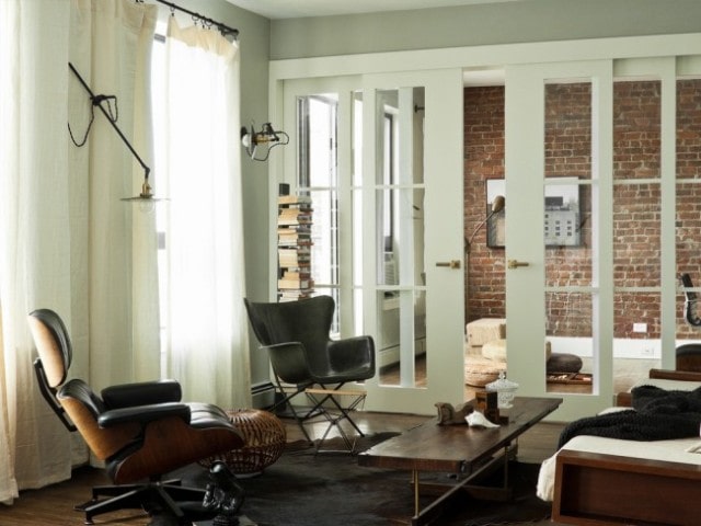 Межкомнатные двери в интерьере квартиры: интересные цвета и решения - фото8