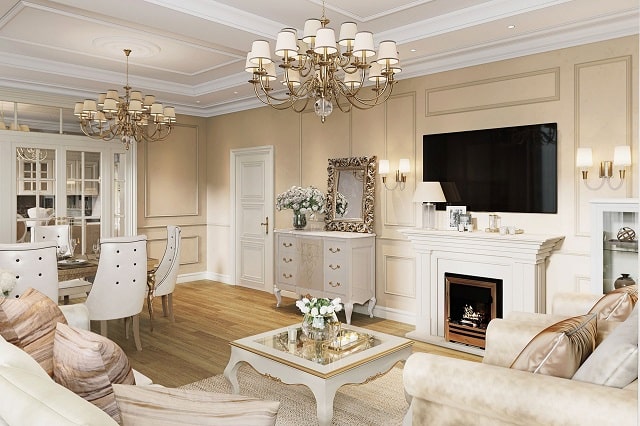 Дизайн интерьера в классическом стиле: характерные черты и особенности - фото4