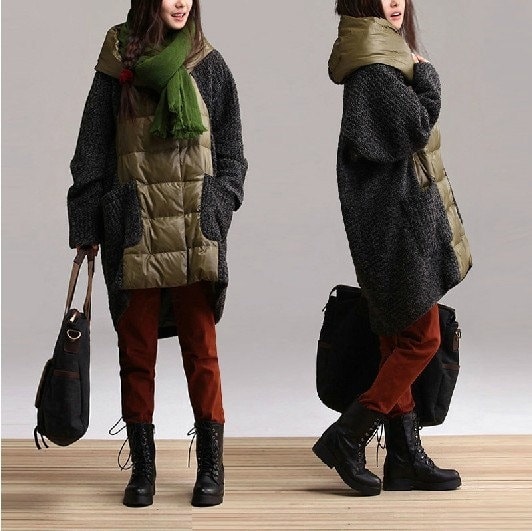 Длинные и короткие зимние куртки - женская мода 2018 - фото5