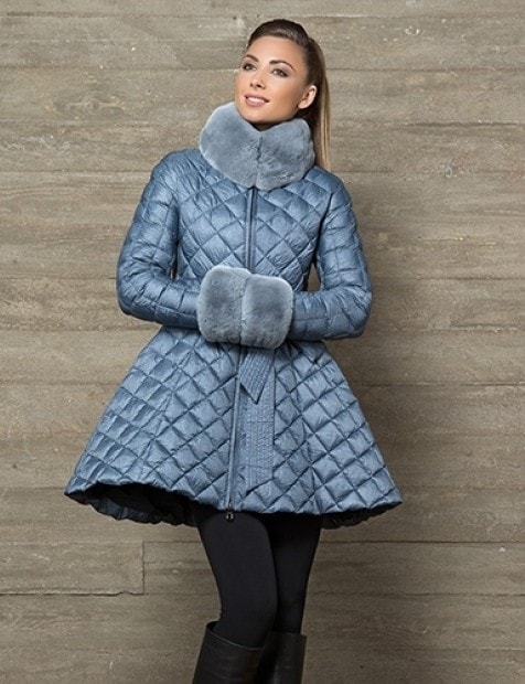 Длинные и короткие зимние куртки - женская мода 2018 - фото6