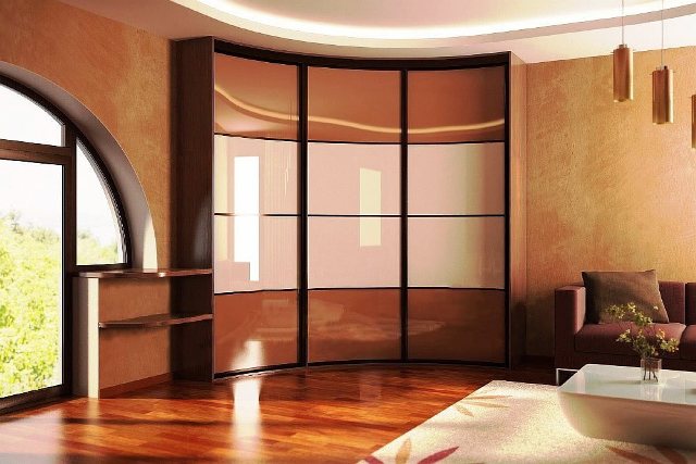 Шкаф купе угловой в спальню: дизайн - фото4 Шкаф купе угловой в спальню: дизайн - фото4