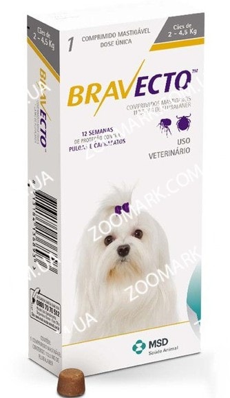 Таблетка Бравекто (Bravecto) для собак - фото1