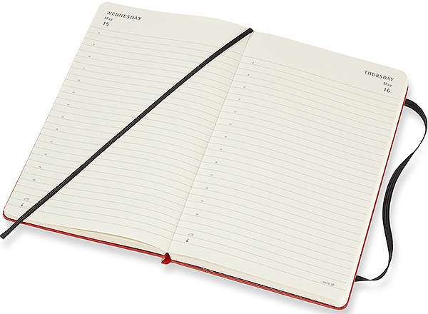 Средний ежедневник Moleskine 2019 Peanuts Твердый Красный