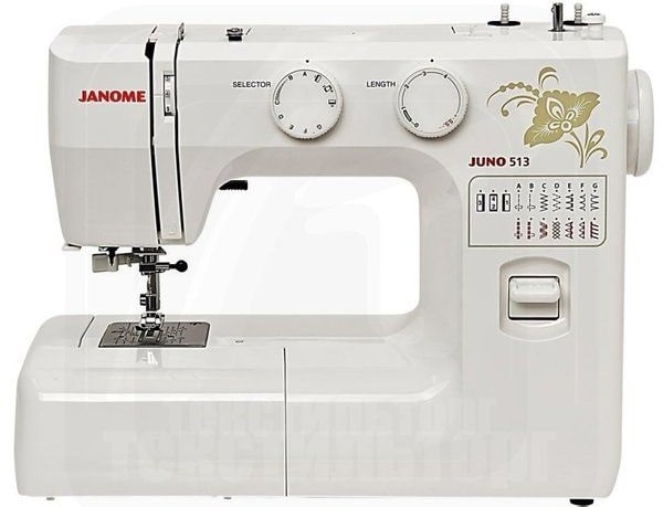 Швейная машина: как выбрать недорогую и качественную - Janome Juno 513
