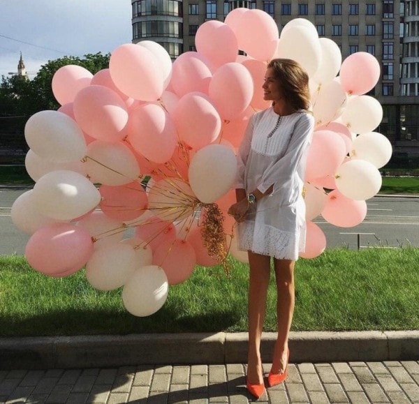 5 лучших способов поздравить девушку с днем рождения - Воздушный букет