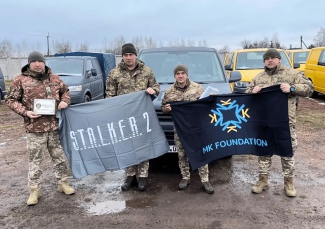 Передача ЗСУ транспорту від MK Foundation - фото