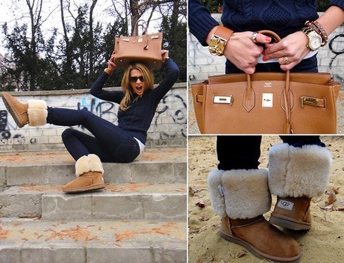 Угги женские с мехом: образы, обзор - фото7