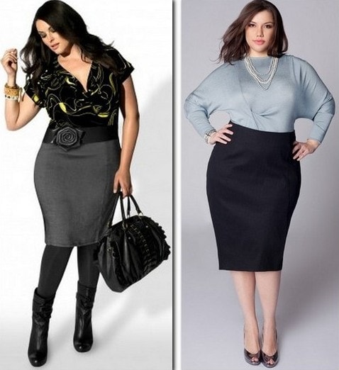 Юбки для полных женщин, которые их стройнят - фото1