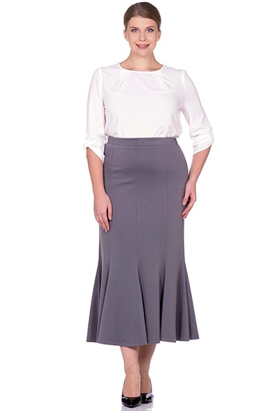 Юбки для полных женщин, которые их стройнят - фото4