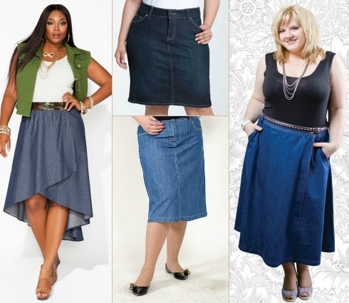 Юбки для полных женщин, которые их стройнят - фото5