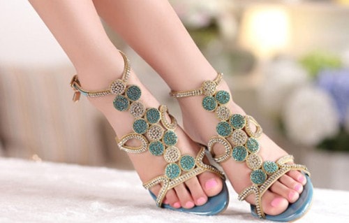 Босоножки 2017 года модные тенденции - фото 2