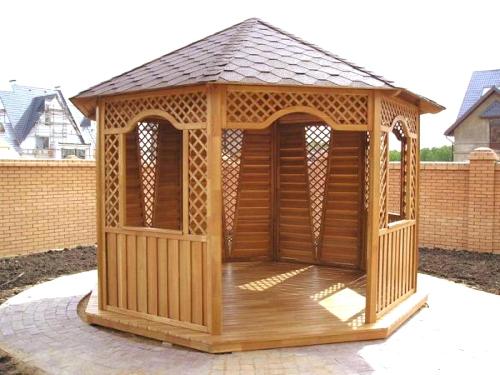 Садовая беседка из дерева своими руками пошагово - фото 1