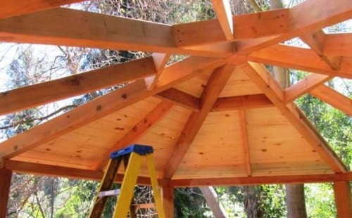 Садовая беседка из дерева своими руками пошагово - фото 6