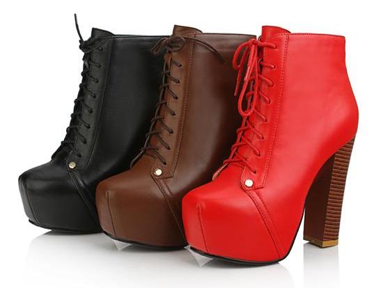 С чем носить ботильоны на толстом каблуке - фото1