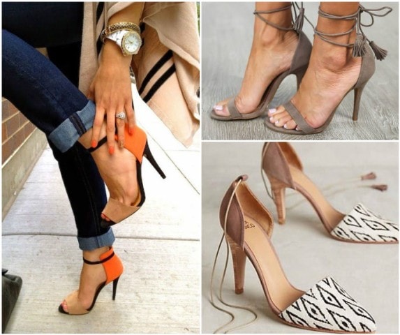 Модные женские босоножки на каблуке (новинки 2017) - фото3