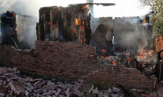 Поселок Октябрь попал под обстрел ради видеосюжета