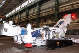 Современный проходческий комбайн изготовили в Краматорске