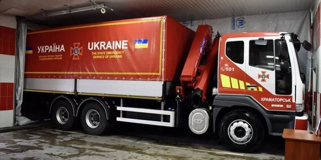 Подразделение спасателей в Краматорске получило специализированный автомобиль