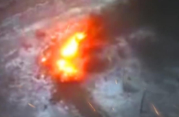 Бойцы ВСУ уничтожили колонну современных российских БМД