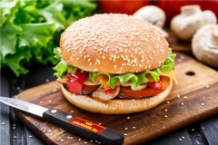 Простой бургер своими руками: рецепт с фото