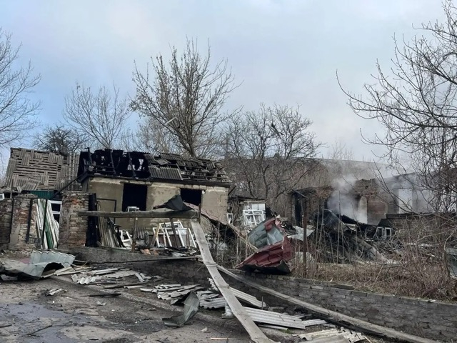 Во время массированной атаки Дружковки пострадали два человека
