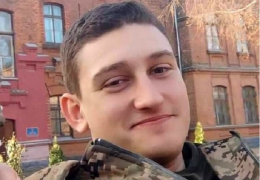 В Славянске простились с 22-летним земляком, погибшим в бою под Волчанском