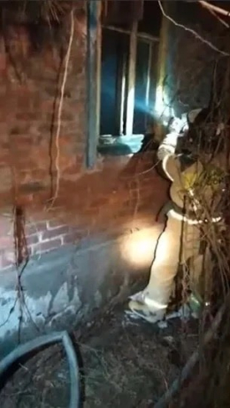 Пожар в Енакиево унес жизнь 64-летнего мужчины