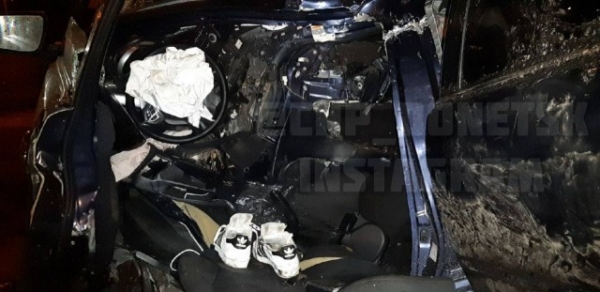 Во время ДТП в Донецке погибли два человека