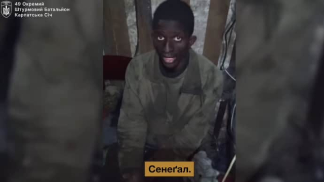 Украинские бойцы взяли в плен наемника из Сенегала