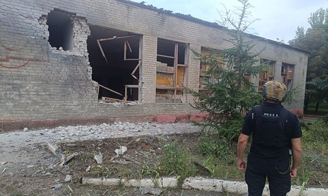 В Доброполье во время обстрела погиб местный житель