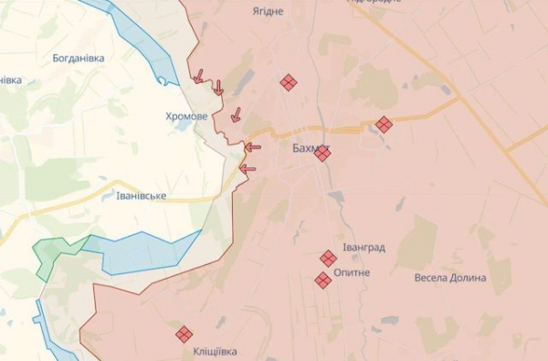 ВСУ за сутки продвинулись под Бахмутом на 500 метров