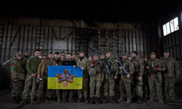 Президент Украины побывал на передовых позициях в Бахмуте (фото)