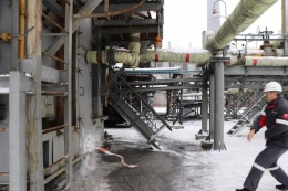 На АХКЗ завершили строительство новой трубчатой печи