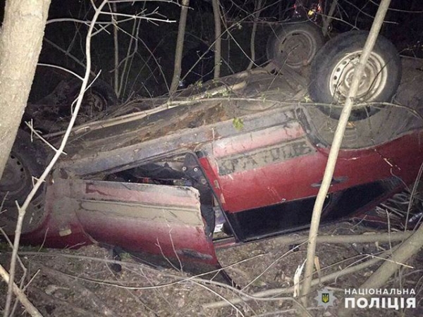 Житель Славянска разбил угнанную машину