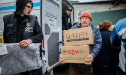 Жители Лиманской громады получили гуманитарную помощь