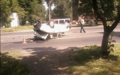 На выезде с оккупированного Донецка произошло ДТП (фото)