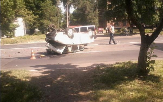 На выезде с оккупированного Донецка произошло ДТП (фото)