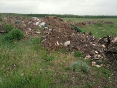 Мусор после субботников ко дню «республики» свезли на окраины Макеевки (фотофакт)