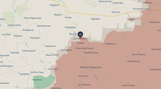 Бойцы ВСУ вернули контроль над селом Днепроэнергия в Волновахском районе