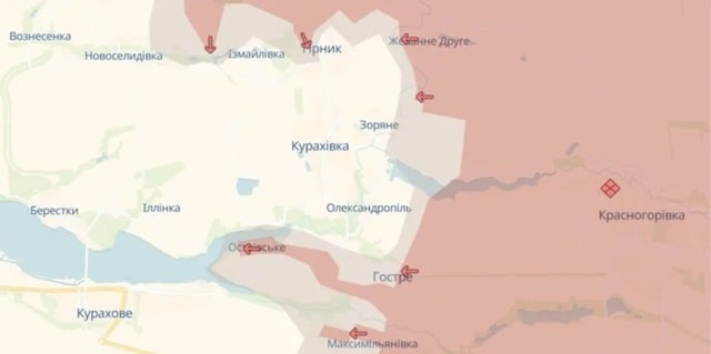 Враг захватил село Желанное Второе, а также продвинулся еще в двух местах