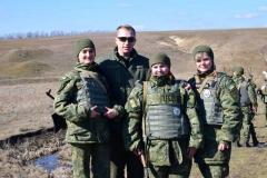 На Донетчине завершились полевые соревнования среди девушек-полицейских