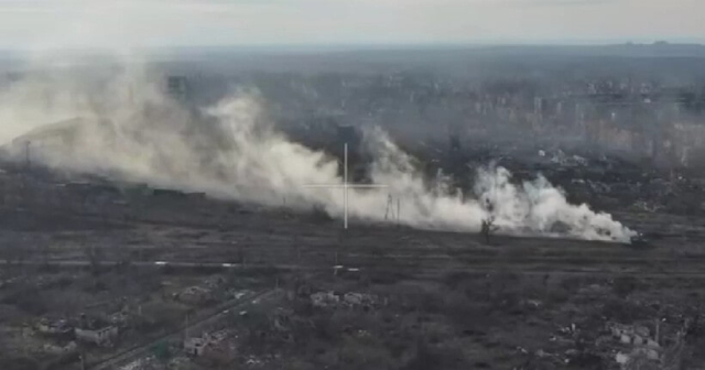 Враг попытался прорваться колонной бронетехники возле Часового Яра