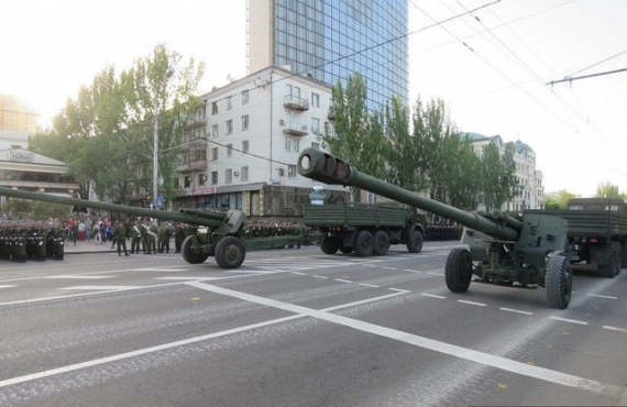 Ни одного положительного отзыва от дончан о репетиции парада к 9 мая