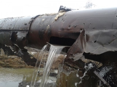 Утренние обстрелы повредили Южно-Донбасский водовод