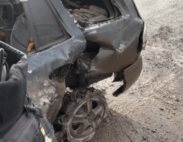 Российские оккупанты ударили по волонтерскому автомобилю