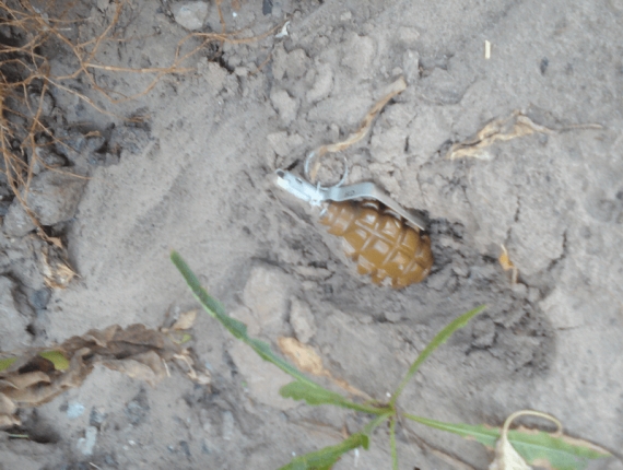 Под мостом возле Славянска рыбак нашел гранату